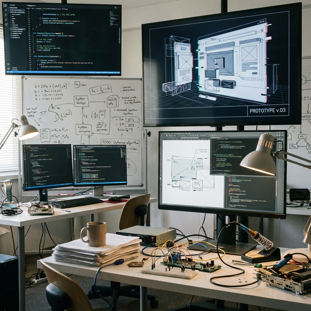 Experimental laboratory workspace