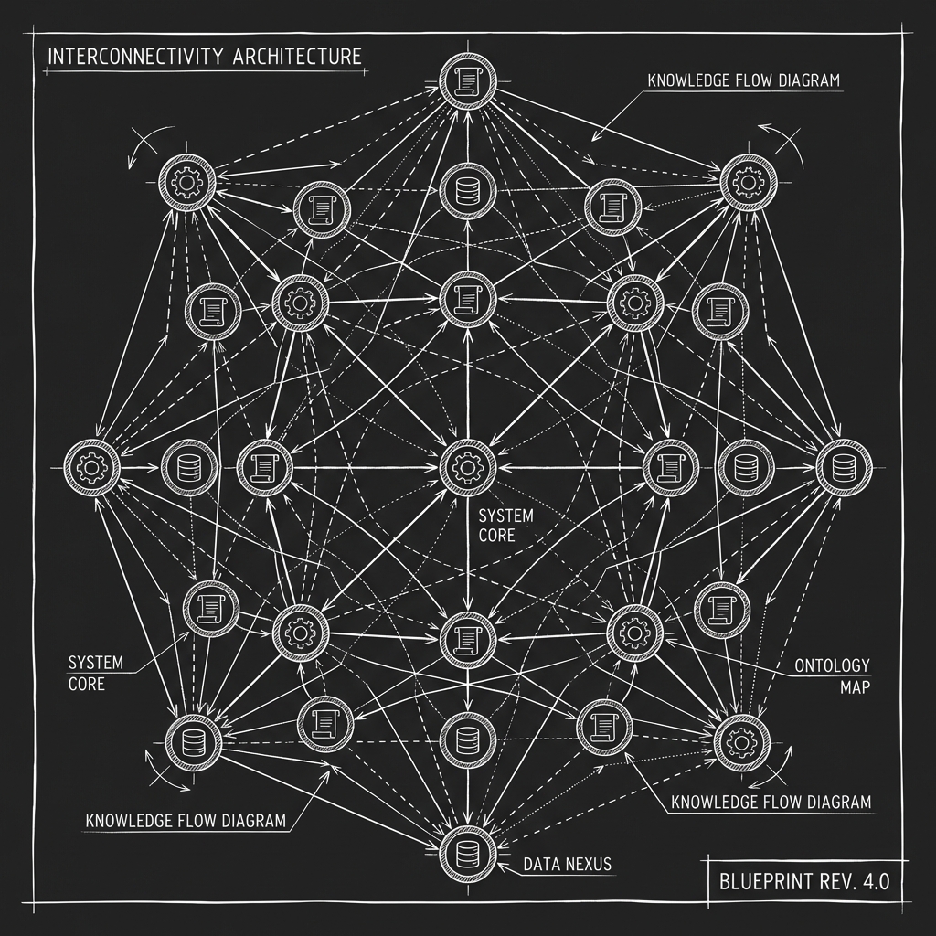 Intricate network graph visualization